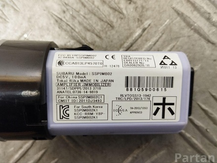 SUBARU 15A8544, CCAB13LP4570T0, Y8PSSPIMB02 OUTBACK (BS) 2016 Start-stop-switch