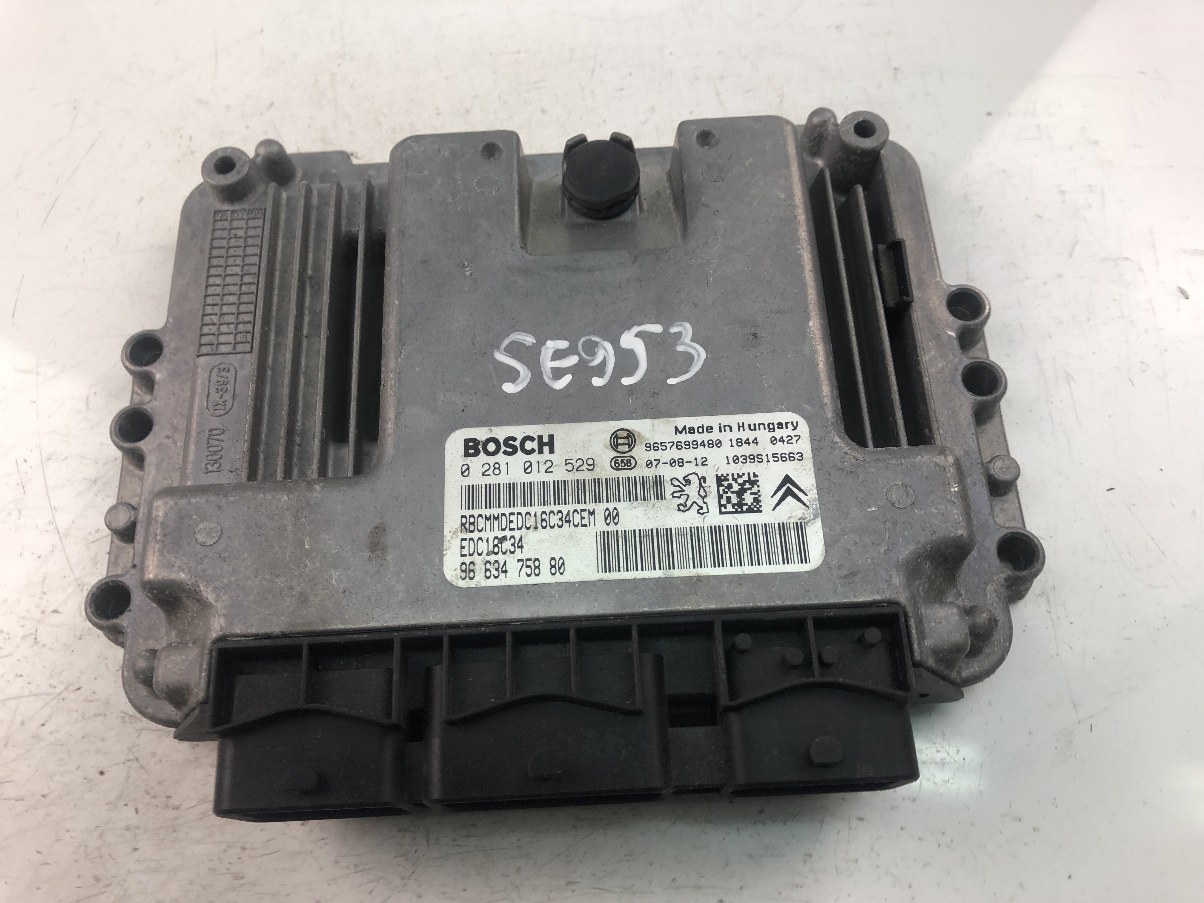 CITROËN C3 1 generation (2002-2010) Блок керування двигуном ECU 9663475880,0281012529 23475309