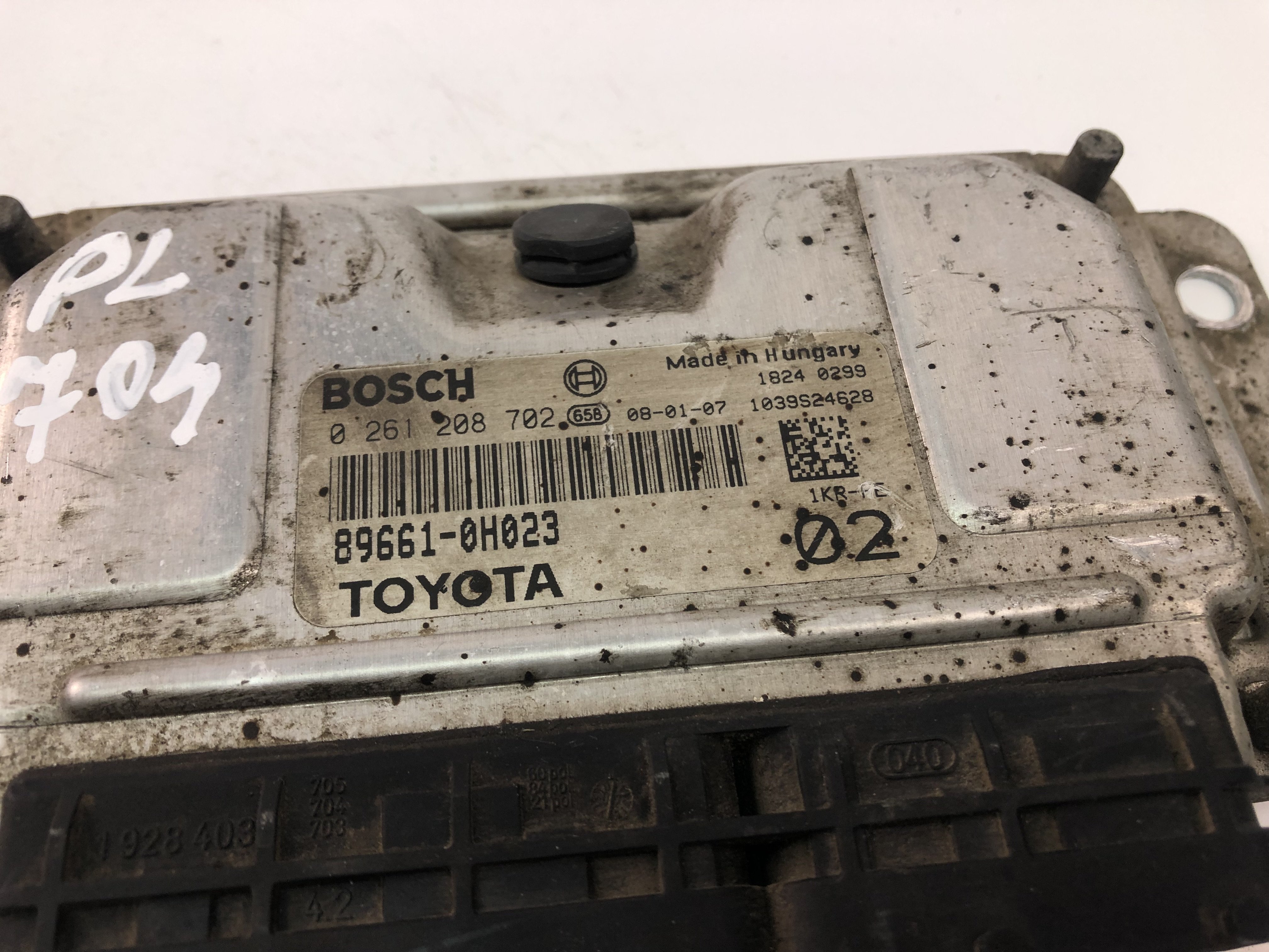 TOYOTA Aygo 1 generation (2005-2014) Блок управления двигателем 896610H023,0261208702 23496323