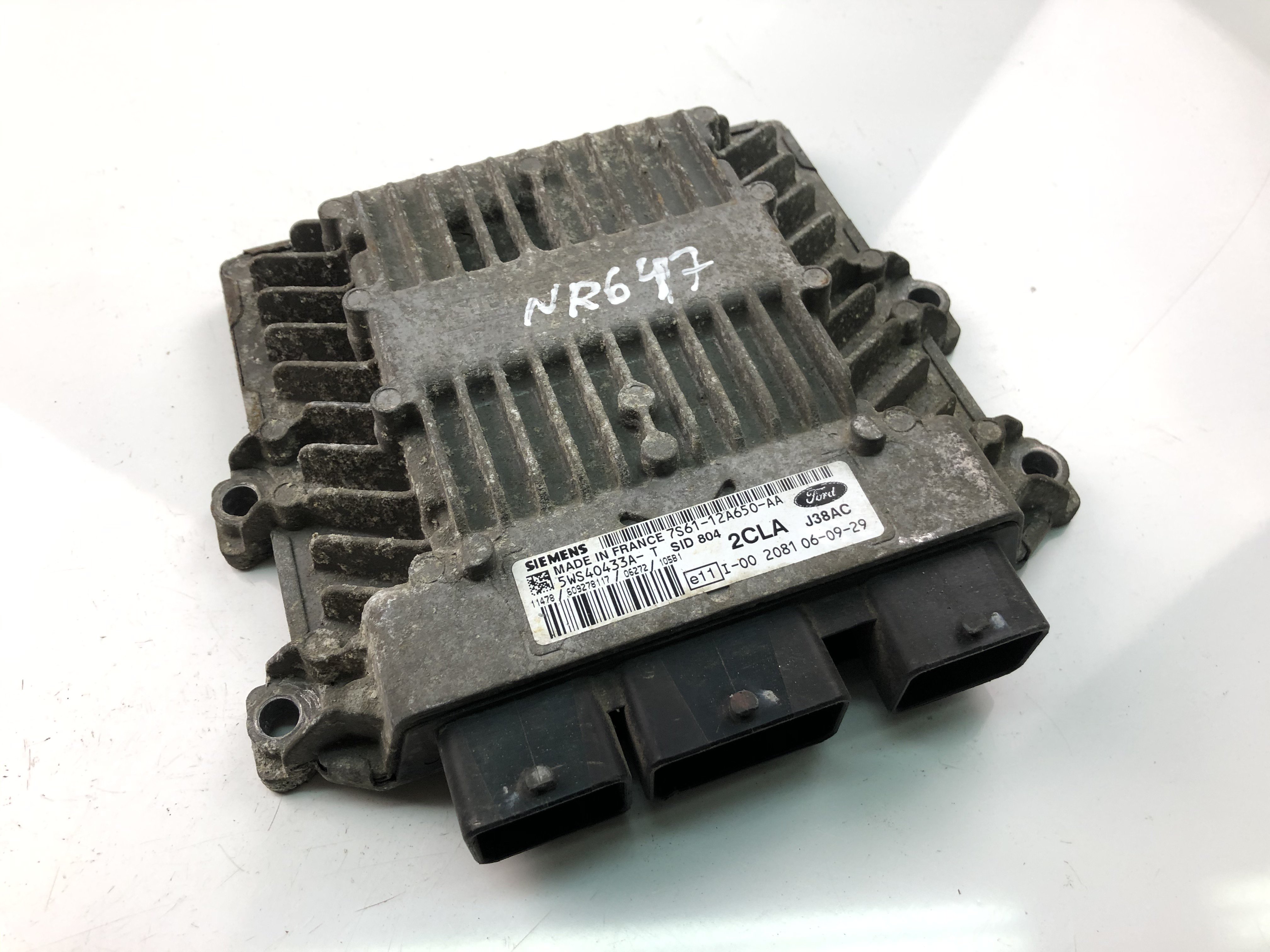 FORD Fiesta 5 generation (2001-2010) Блок керування двигуном ECU 7S6112A650AA 23459717