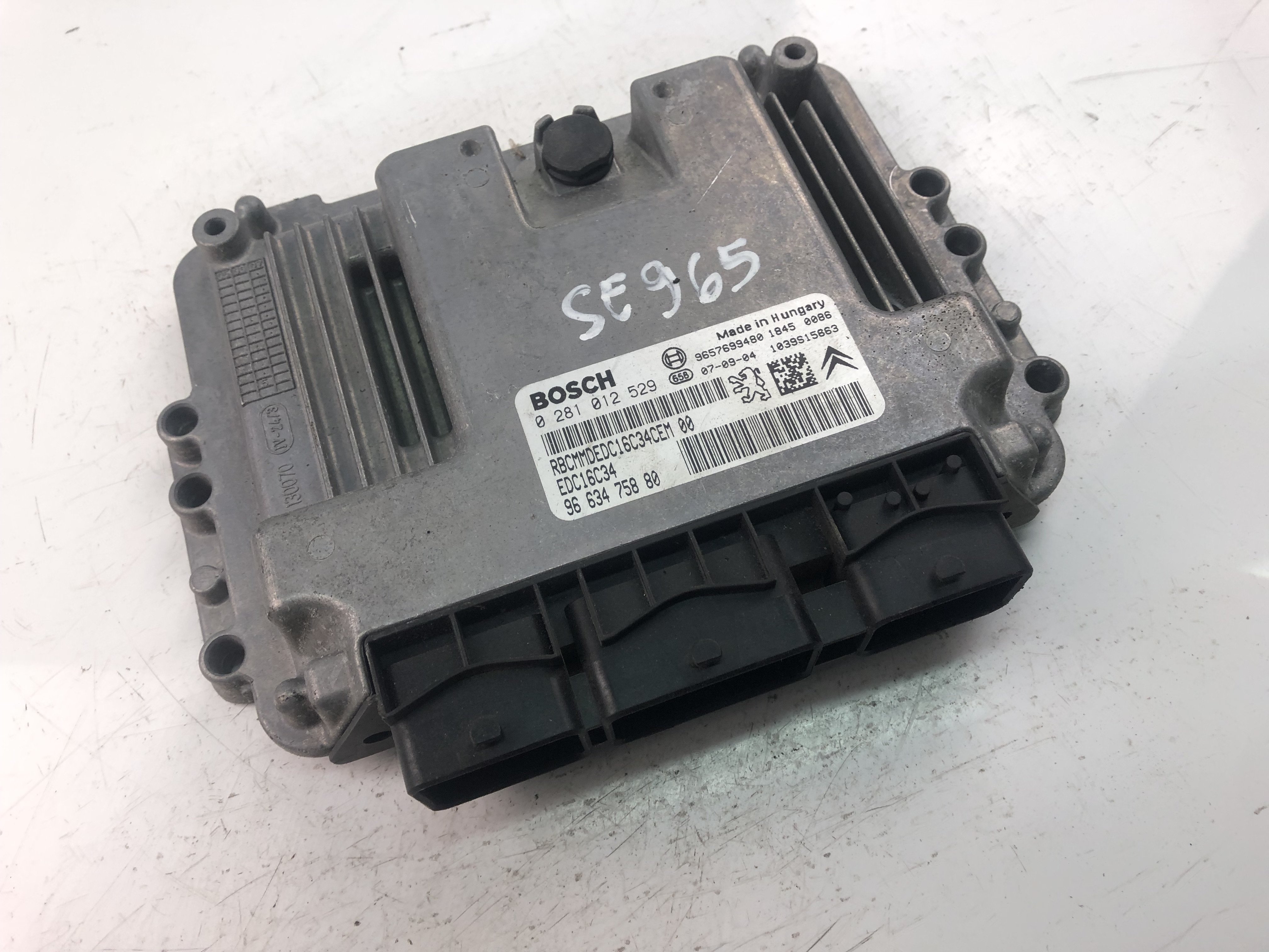 PEUGEOT 207 1 generation (2006-2009) Блок керування двигуном ECU 9663475880,0281012529 23475323