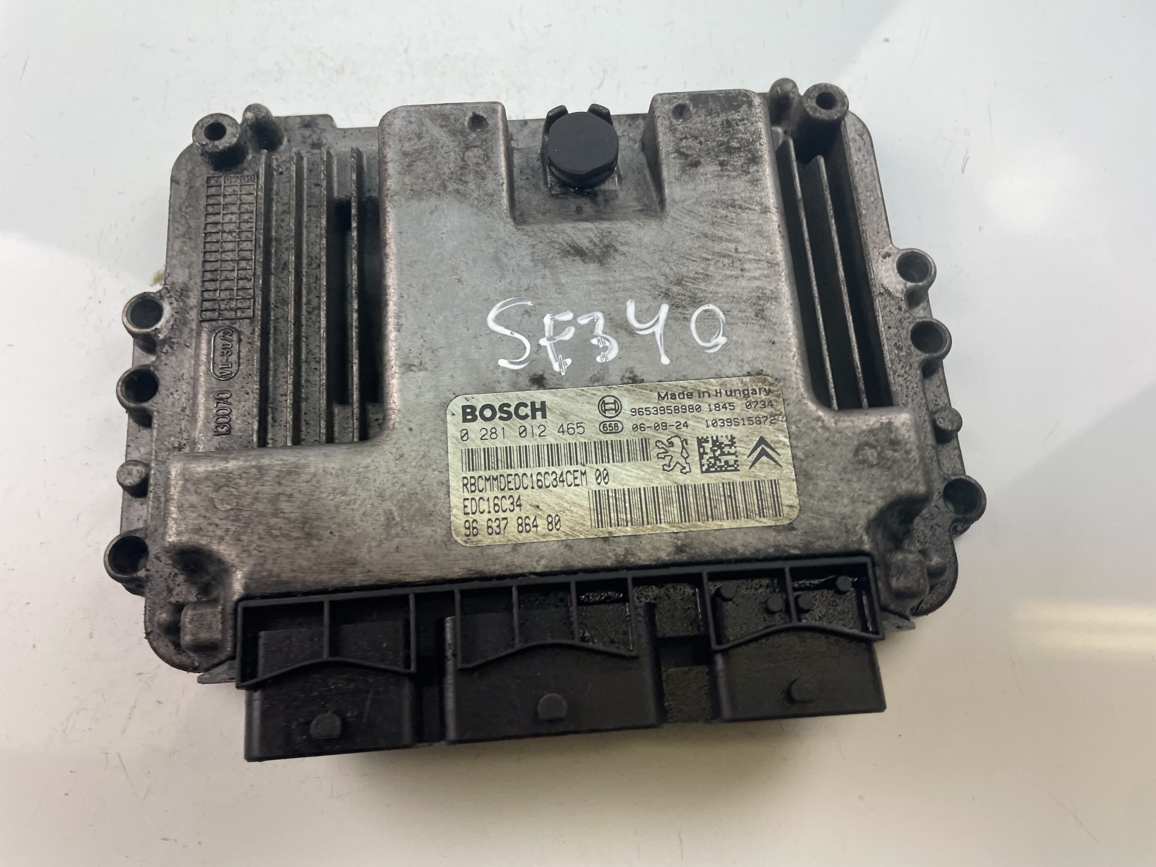 PEUGEOT 207 1 generation (2006-2009) Блок керування двигуном ECU 9663786480,0281012465 23475711