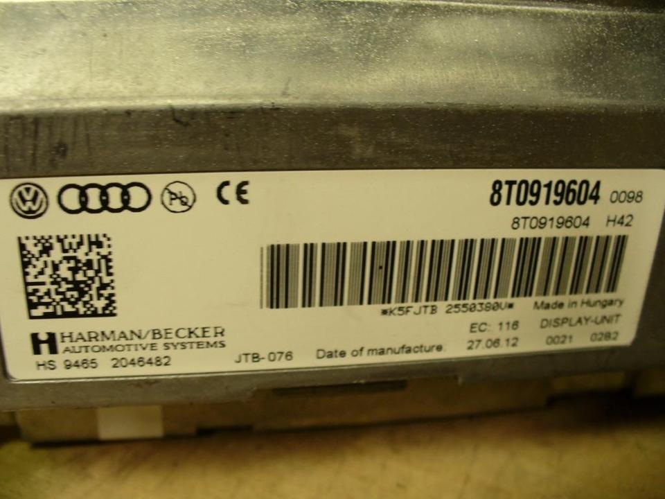 AUDI Q5 8R (2008-2017) Автомагнитола без навигации 8T0919604,8R2035652A 23155933