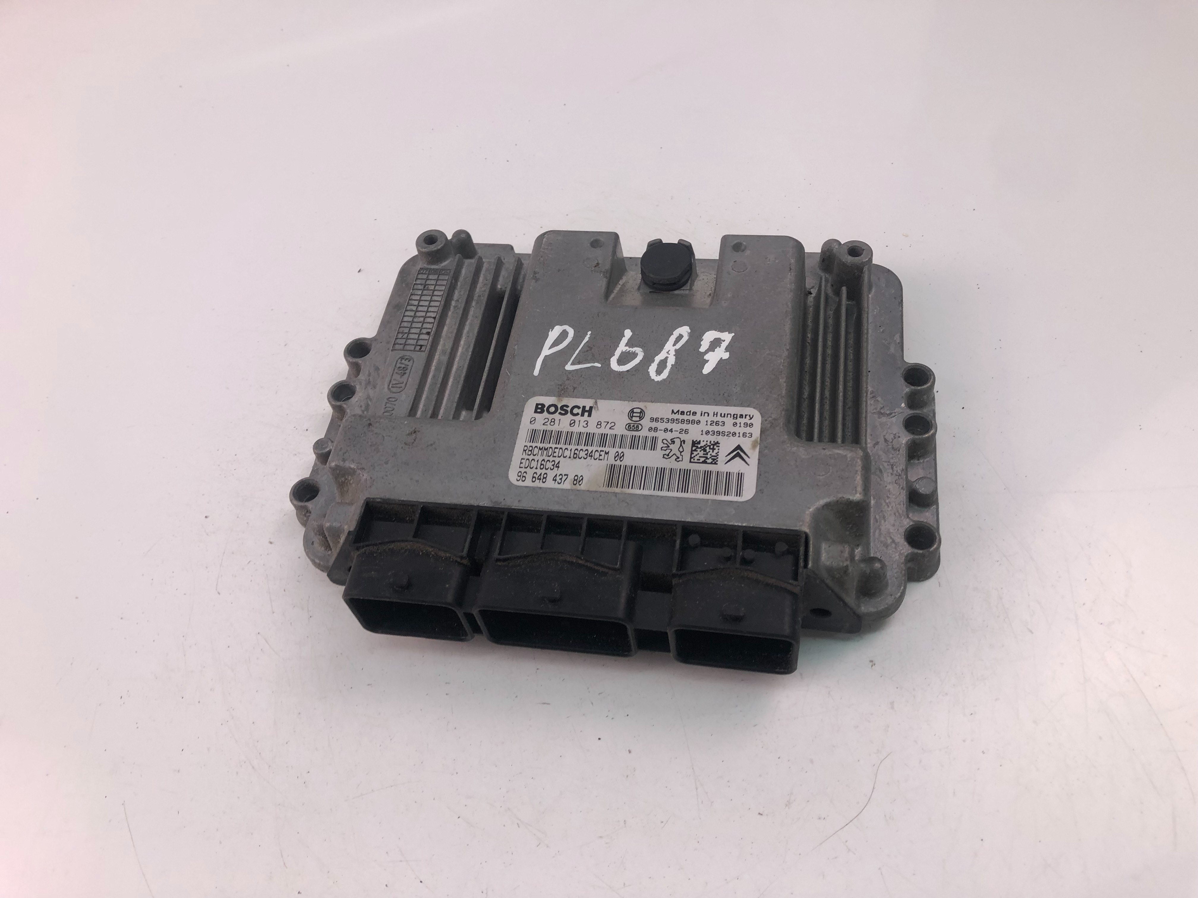 PEUGEOT 308 T7 (2007-2015) Блок керування двигуном ECU 9664843780,0281013872 23496340