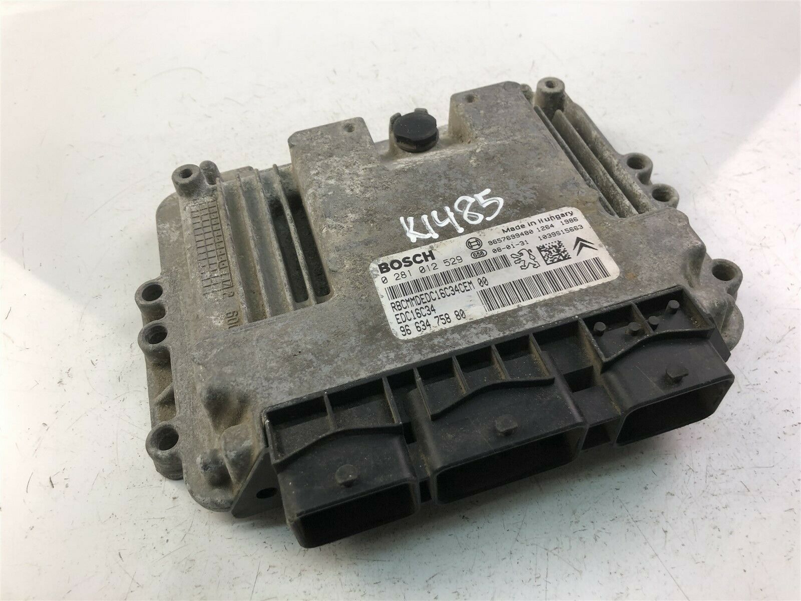 PEUGEOT 207 1 generation (2006-2009) Блок керування двигуном ECU 9663475880,0281012529 23446588