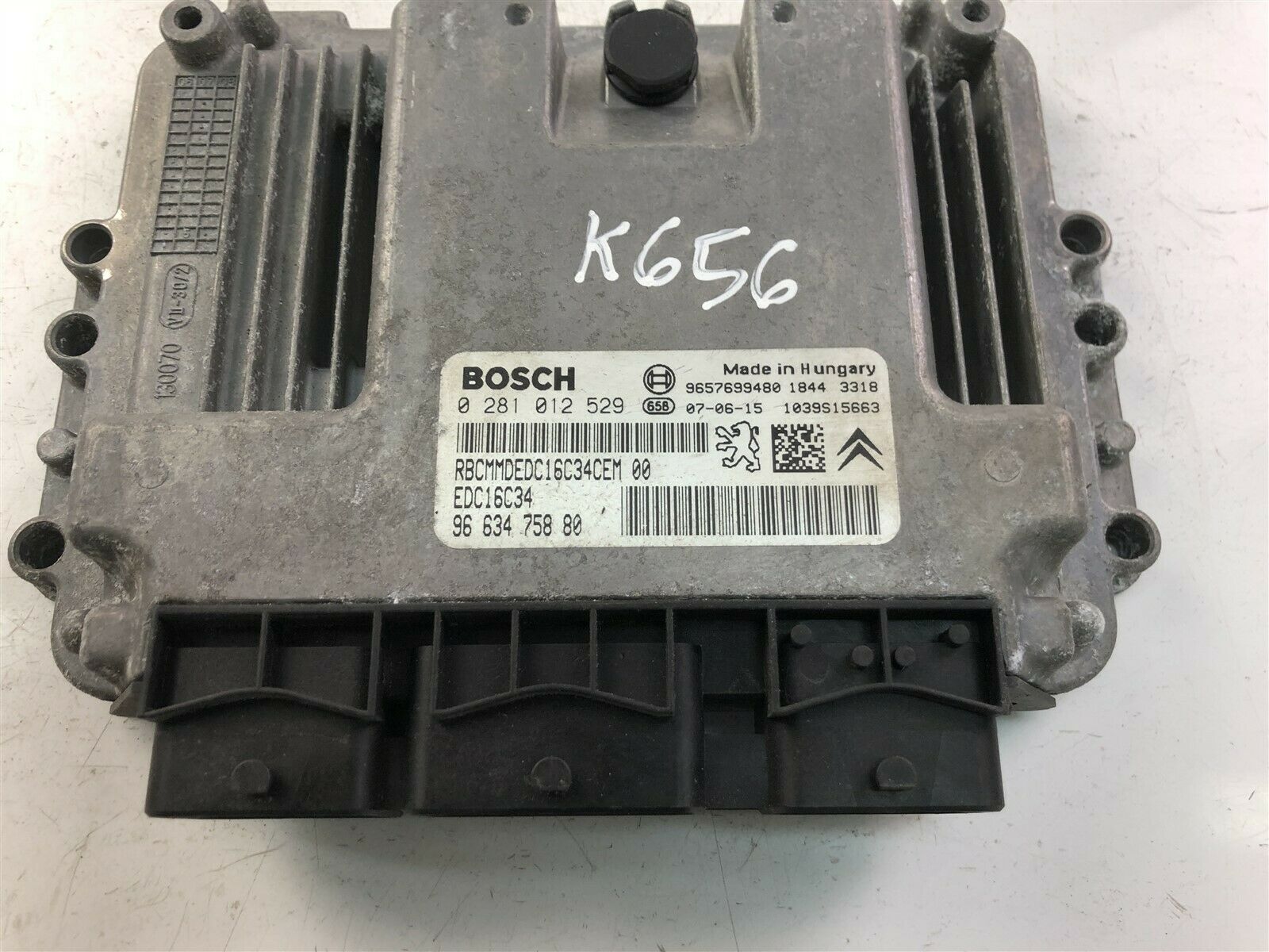 PEUGEOT 207 1 generation (2006-2009) Блок керування двигуном ECU 9663475880,0281012529 23446748