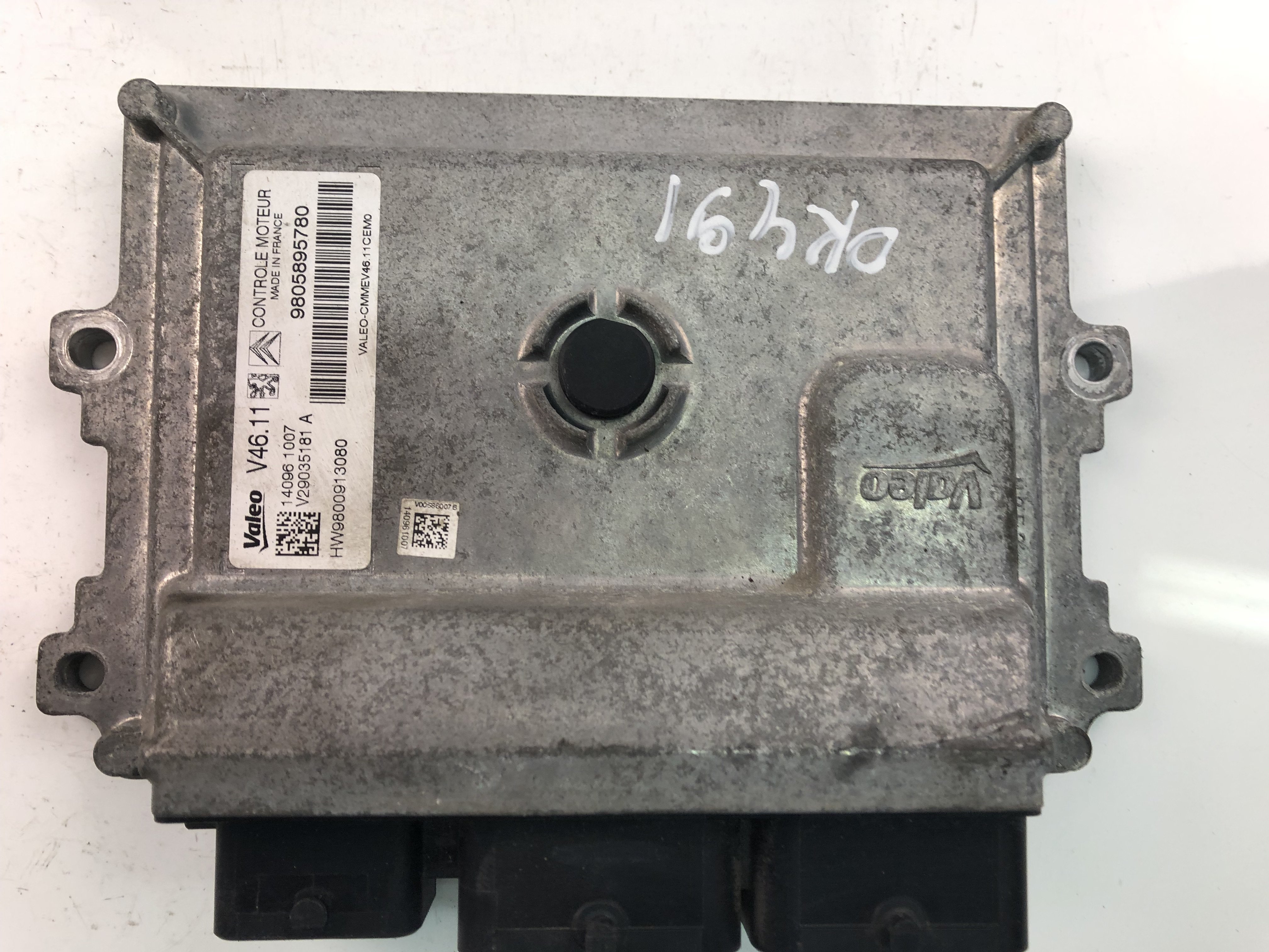 CITROËN C3 2 generation (2009-2016) Блок керування двигуном ECU 9805895780,9800913080 23480026