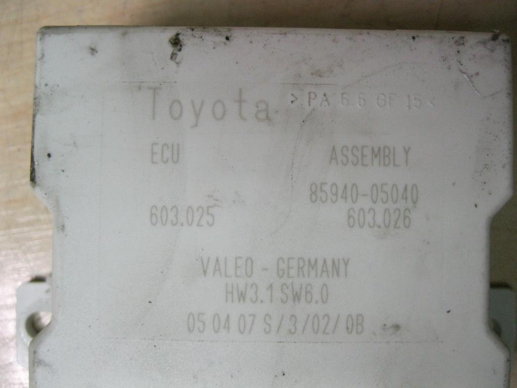 TOYOTA Avensis 2 generation (2002-2009) Другие блоки управления 8594005040 23181572