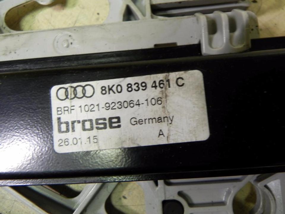 AUDI A4 B8/8K (2011-2016) Регулятор скла задніх лівих дверей 8K0839461C 23146316