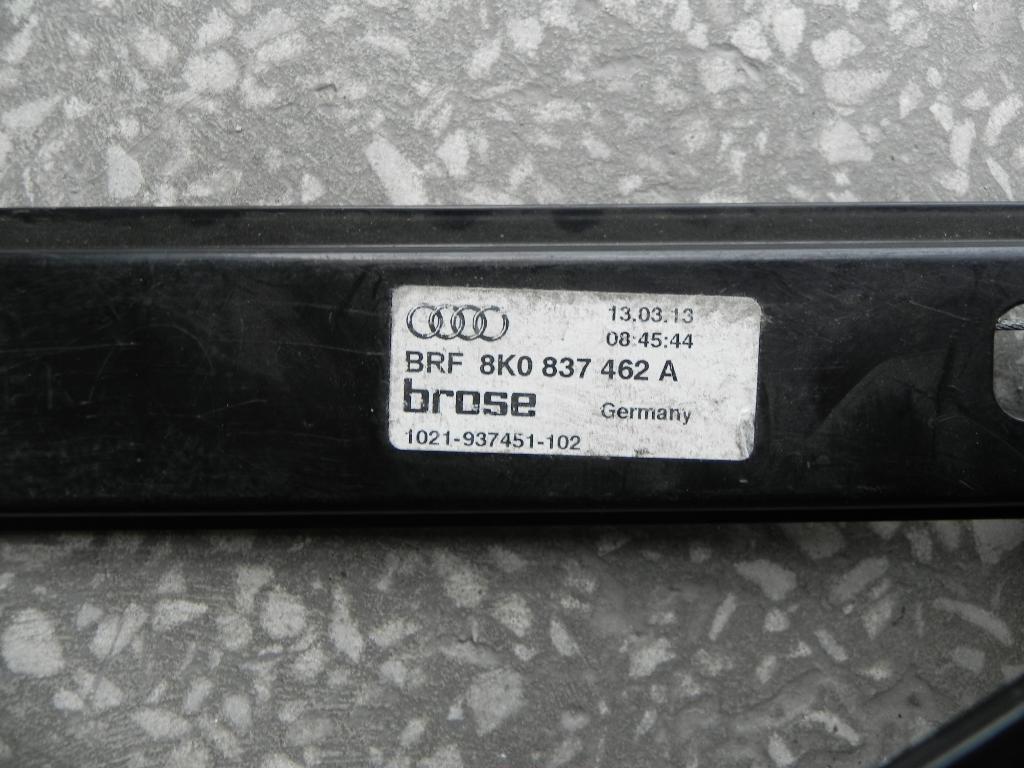 AUDI A4 B8/8K (2011-2016) Стеклоподъемник передней правой двери 8K0837462A 23147001