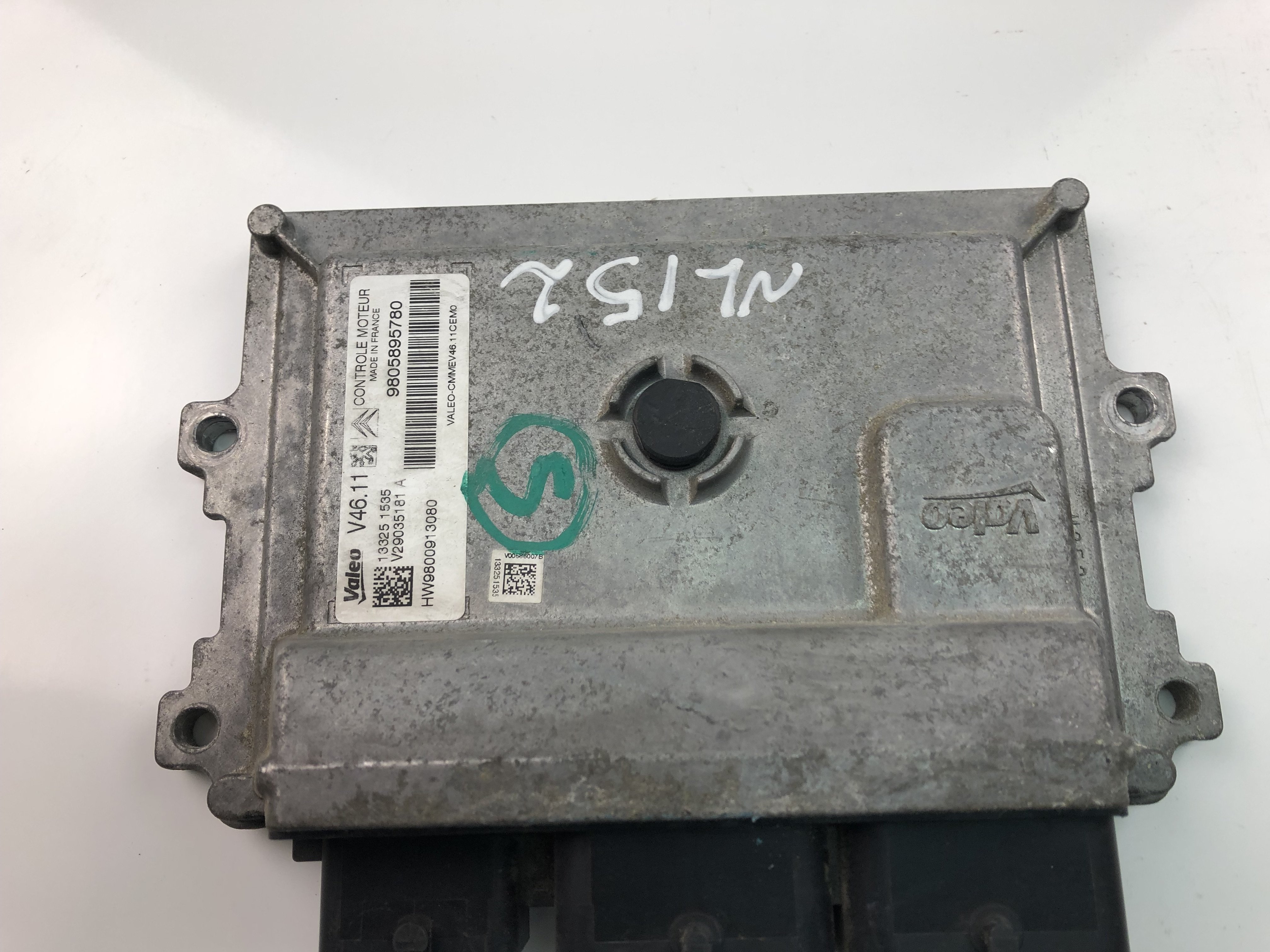 CITROËN C3 2 generation (2009-2016) Блок керування двигуном ECU 9805895780,9800913080 23483784