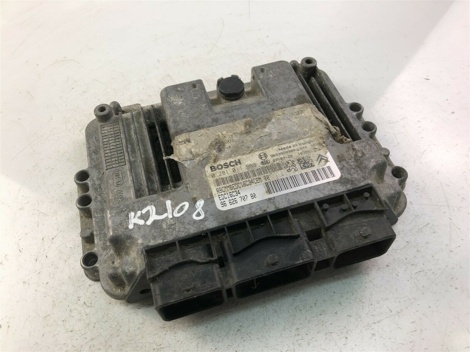 PEUGEOT 207 1 generation (2006-2009) Блок керування двигуном ECU 9662670780,0281011966 23445323