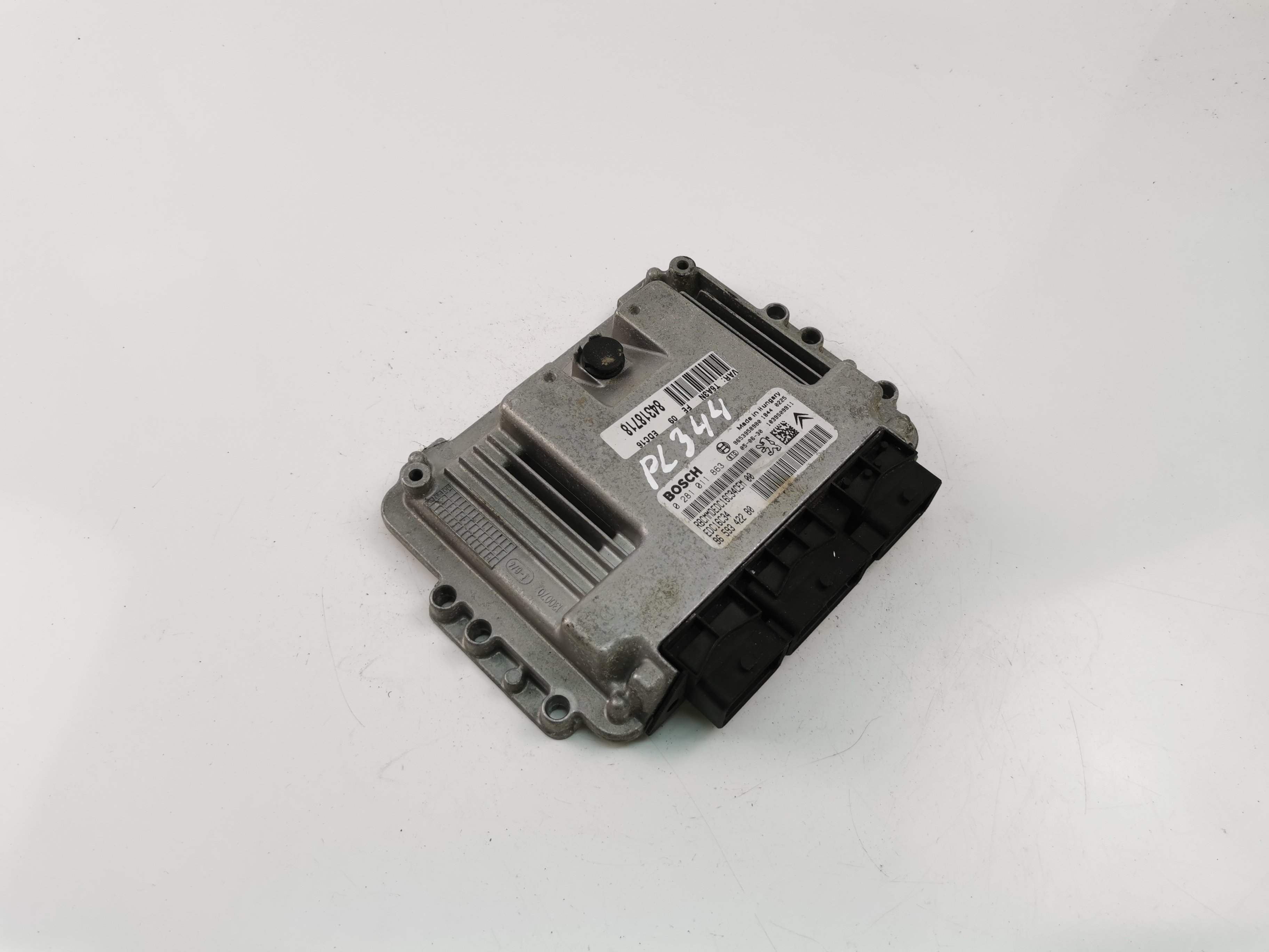 PEUGEOT 307 1 generation (2001-2008) Блок керування двигуном ECU 9659342280,0281011863 23496454