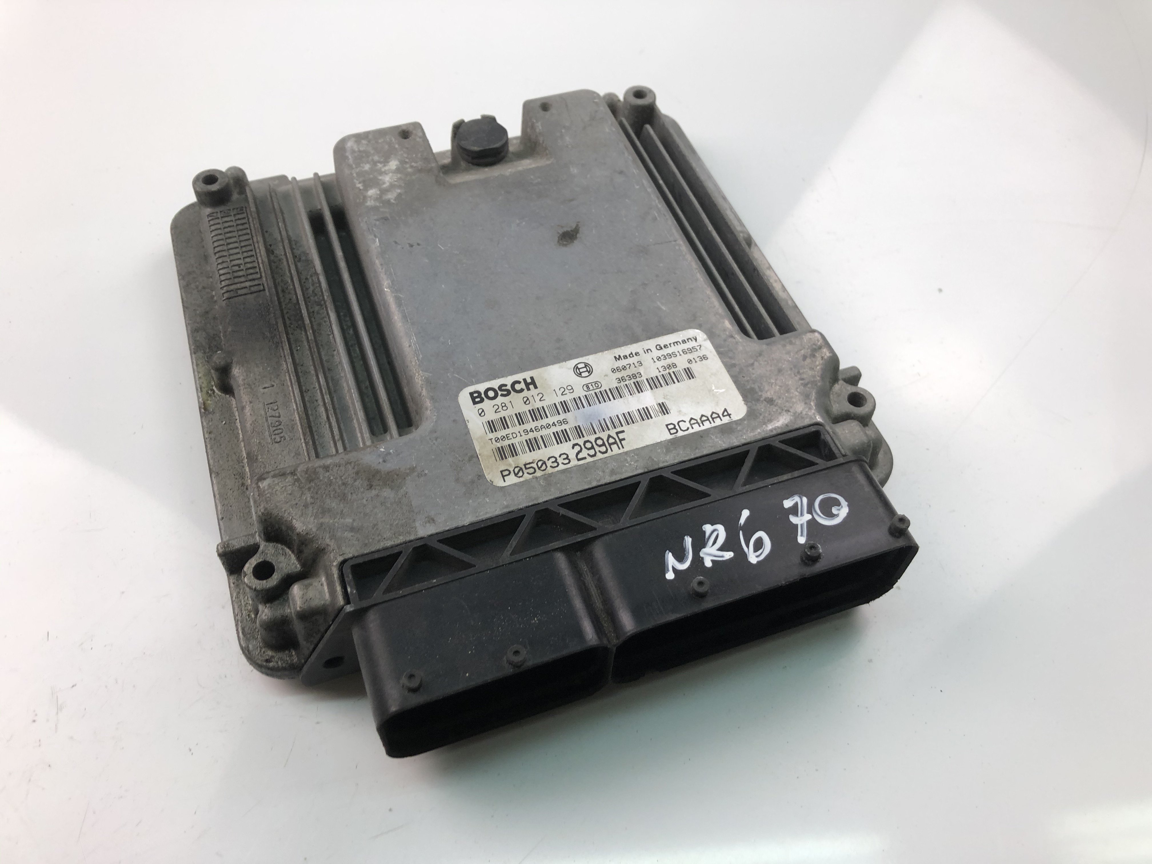 DODGE Caliber 1 generation (2006-2013) Блок керування двигуном ECU P05033299AF,0281012129 23459501