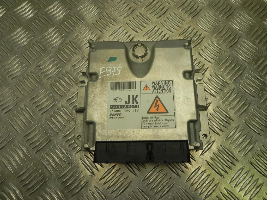 SUBARU Legacy 5 generation (2009-2015) Блок керування двигуном ECU 22611AN040 23189901