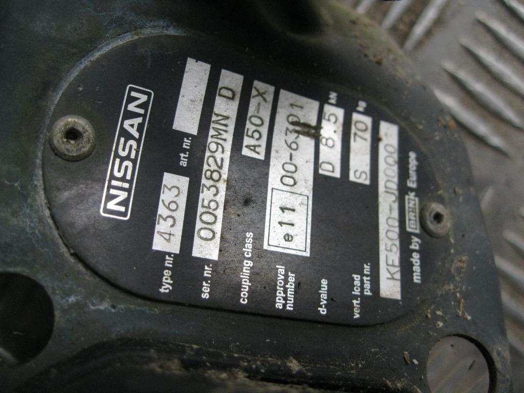 NISSAN Qashqai 1 generation (2007-2014) Комплект буксирувального крюка KE500JD000 23190619