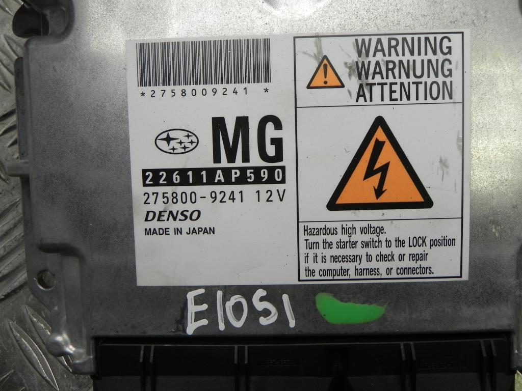 SUBARU Legacy 5 generation (2009-2015) Блок керування двигуном ECU 22611AP590 23193421