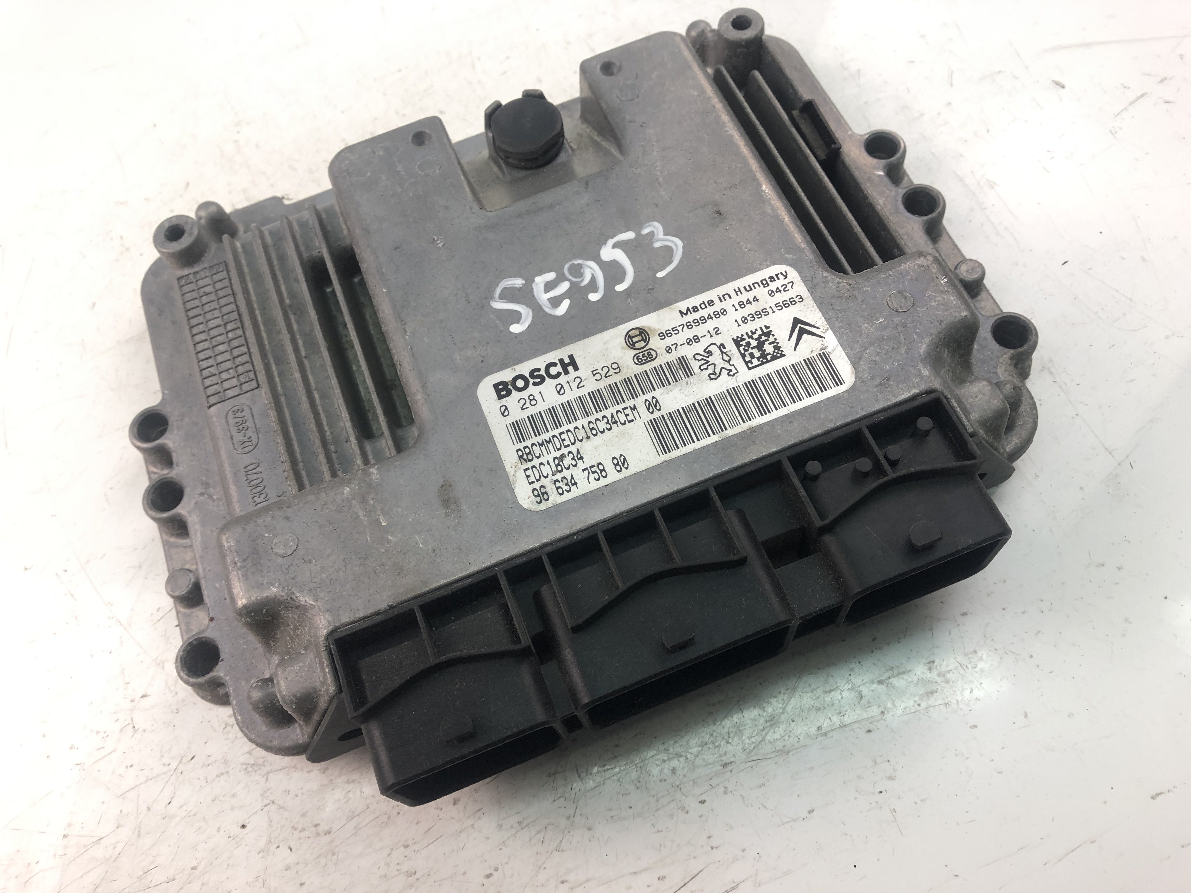 CITROËN C3 1 generation (2002-2010) Блок керування двигуном ECU 9663475880,0281012529 23475309