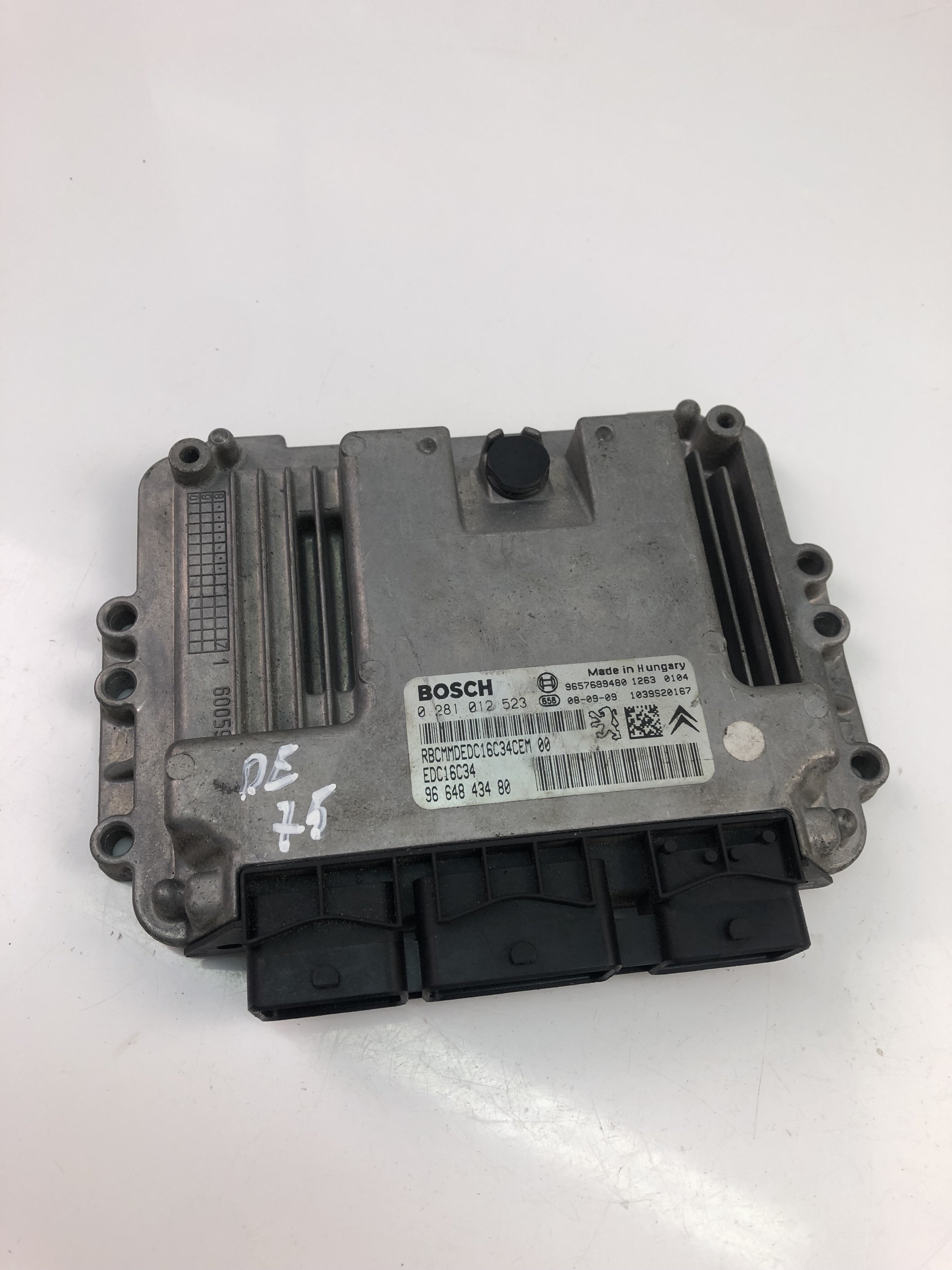 PEUGEOT 207 1 generation (2006-2009) Блок керування двигуном ECU 9664843480,0281012523 23498051