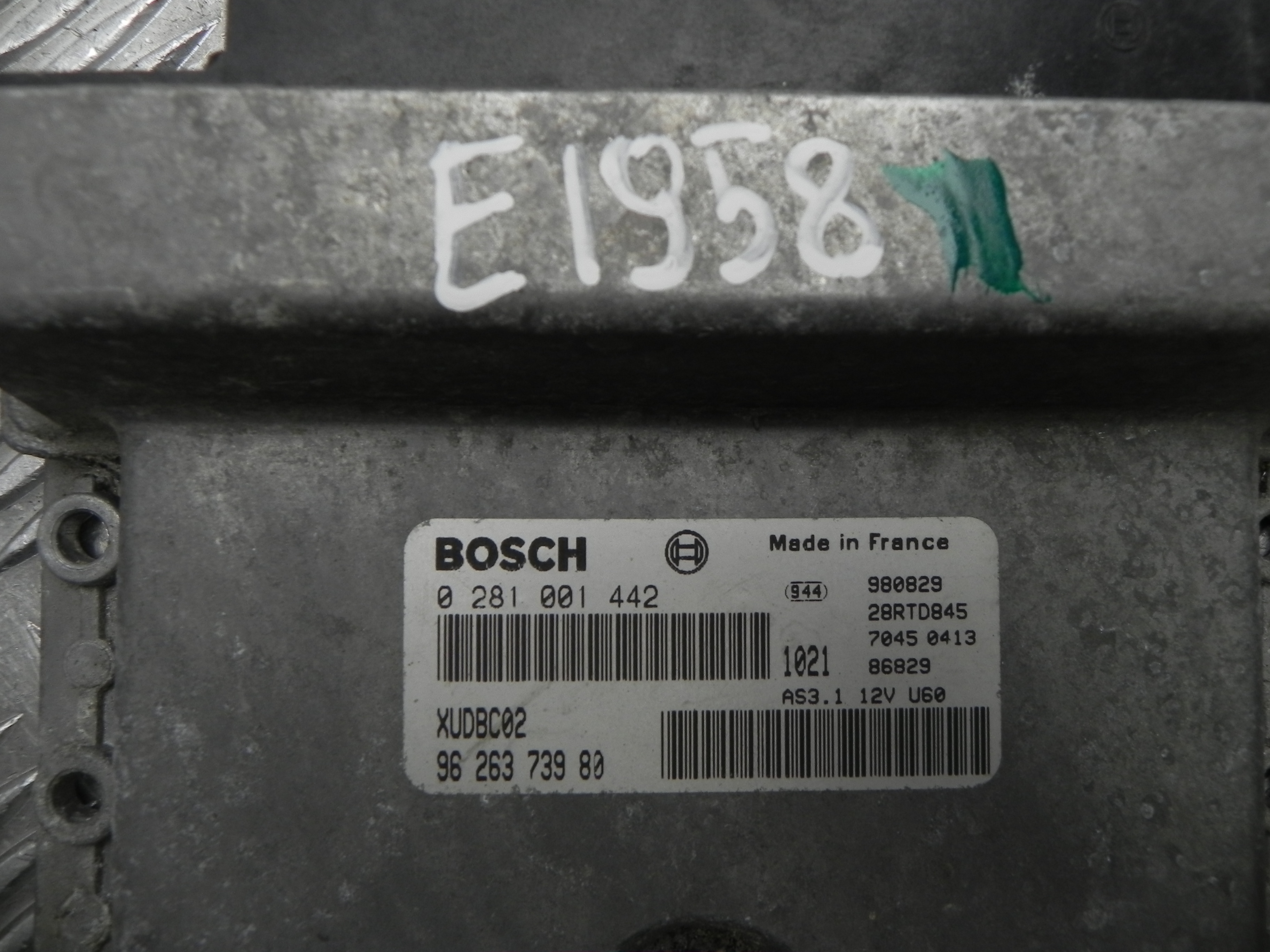 PEUGEOT 806 221 (1994-2002) Блок керування двигуном ECU 9626373980 23426882