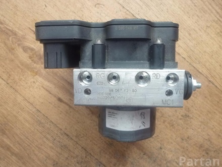 Peugeot 265956083, 9806742980 308 (4A_, 4C_) 2008 Unité de commande hydraulique ABS