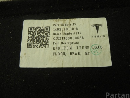 Tesla 1492949-00-B / 149294900B Model Y 2022 Kofferraumschutzwanne, faltbar