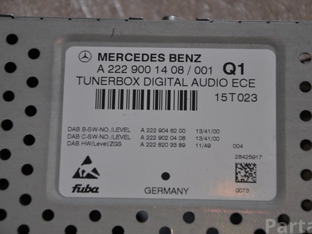 Mercedes-Benz A2229001408 C-CLASS (W205) 2015 Audio-Verstärker