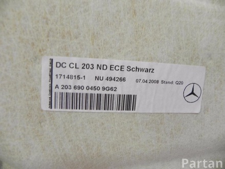 Mercedes-Benz A 203 690 0450 9G62 / A20369004509G62 CLC-CLASS (CL203) 2009 Dachhimmel