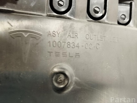 Tesla 100783400C MODEL S 2013 Air vent Left Front