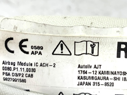 Peugeot 9827991580 208 II (P21) 2021 Kopfairbag rechts