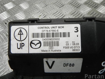 Mazda DF76-67560-E / DF7667560E 2 (DE) 2009 Body control module BCM FEM SAM BSI