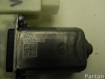 Škoda 6V2 959 802 B / 6V2959802B RAPID (NH3) 2016 Window lifter motor Right Front