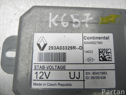 Renault 293A03329R LAGUNA III Grandtour (KT0/1) 2014 Voltage stabiliser