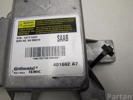 Saab 12771237 9-3 (YS3F) 2008 Unidad de control de airbag